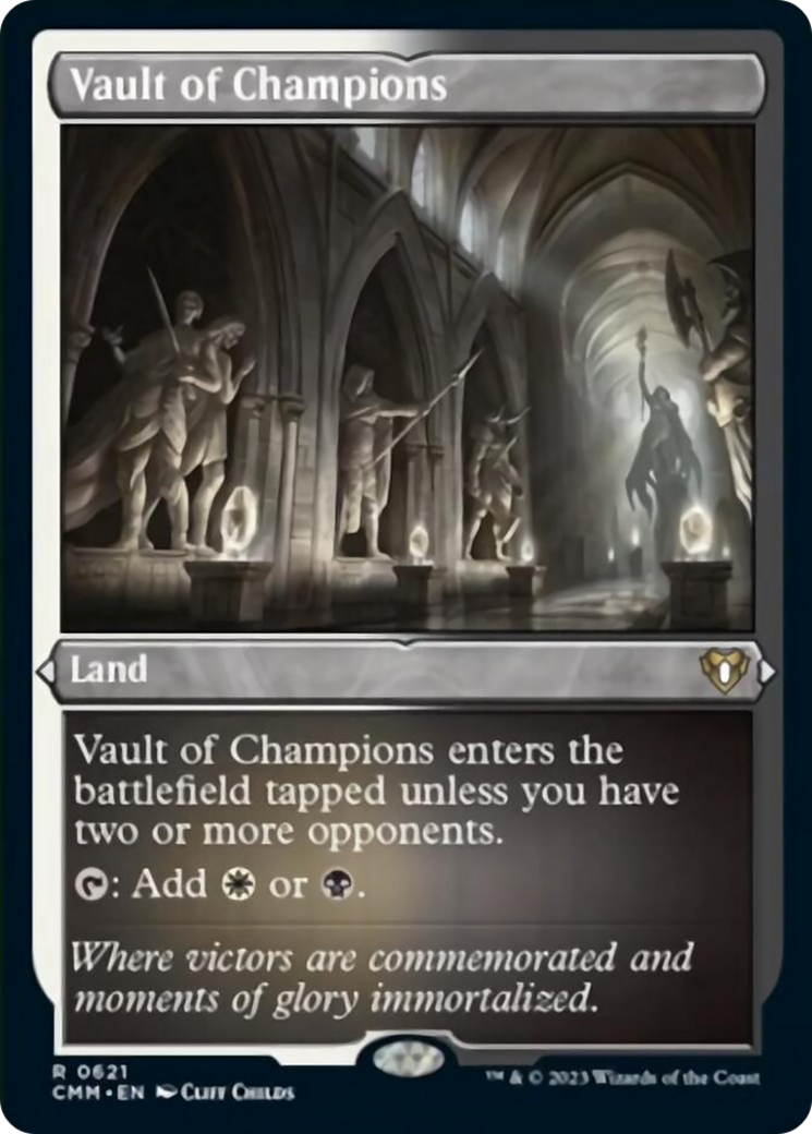 Vault of Champions (Foil Etched) [Commander Masters] | Card Merchant Takapuna