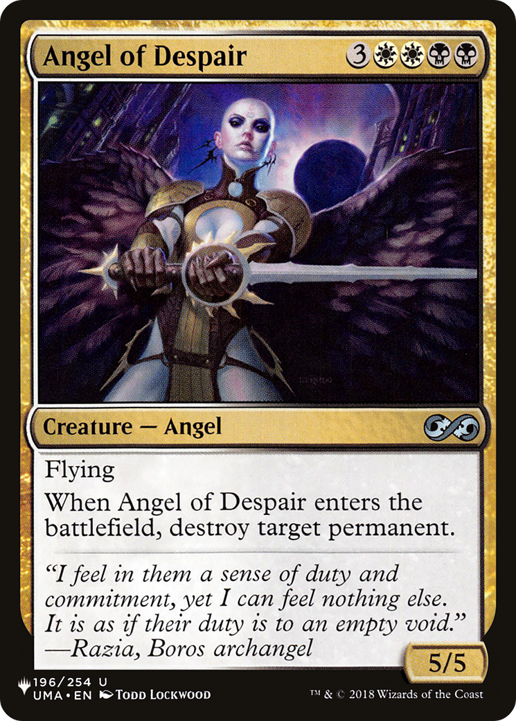 Angel of Despair [The List] | Card Merchant Takapuna