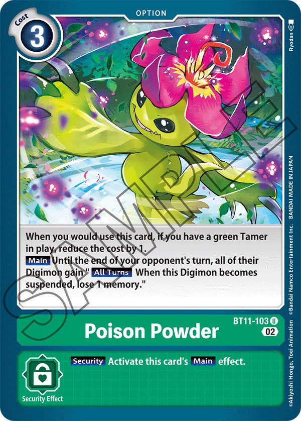 Poison Powder [BT11-103] [Dimensional Phase] | Card Merchant Takapuna