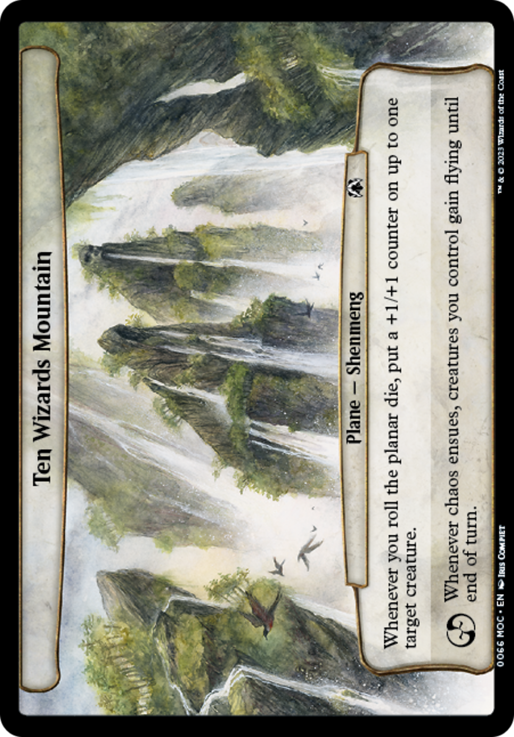 Ten Wizards Mountain [March of the Machine Commander] | Card Merchant Takapuna