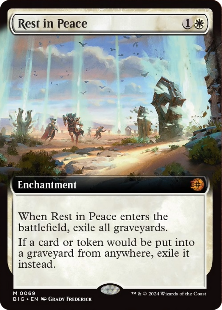 Rest in Peace (Extended Art) [Outlaws of Thunder Junction: The Big Score] | Card Merchant Takapuna