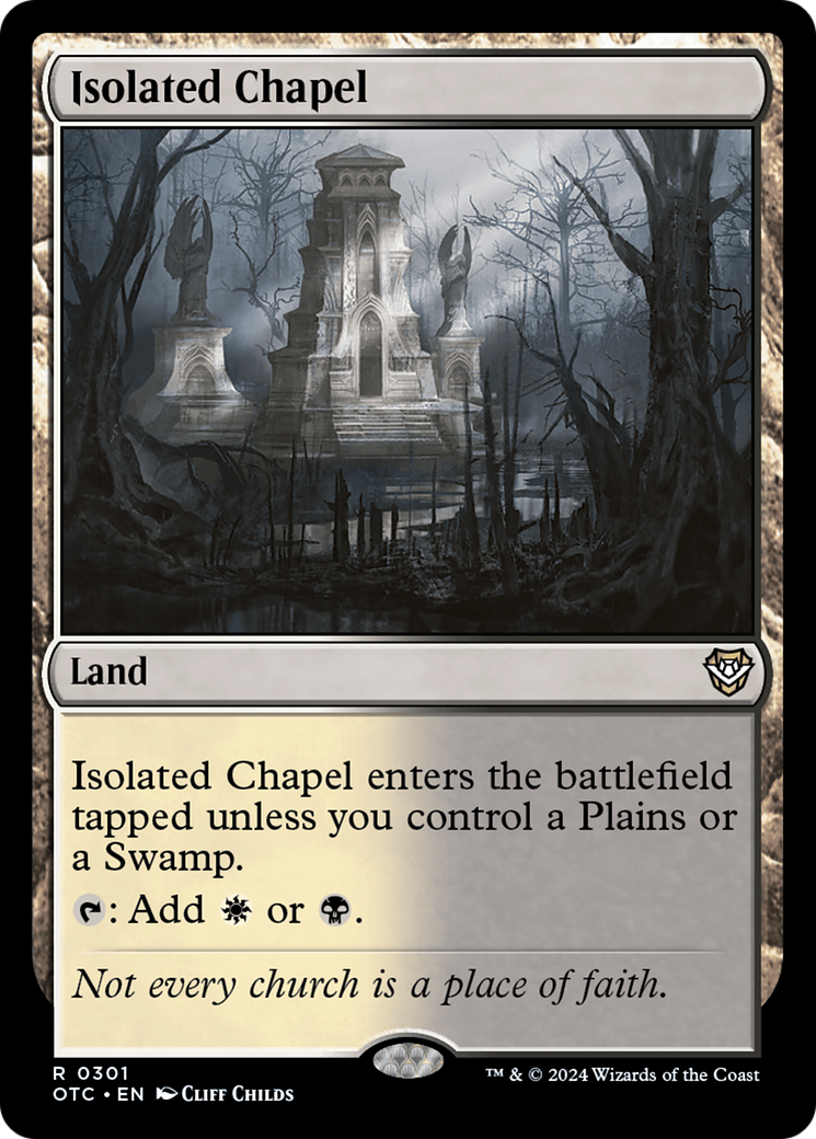 Isolated Chapel [Outlaws of Thunder Junction Commander] | Card Merchant Takapuna