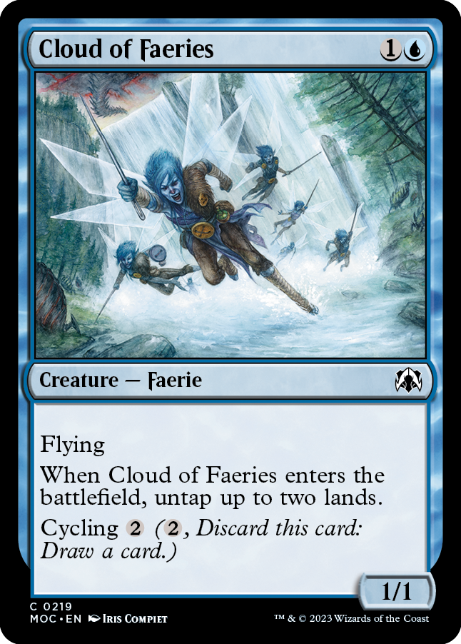 Cloud of Faeries [March of the Machine Commander] | Card Merchant Takapuna