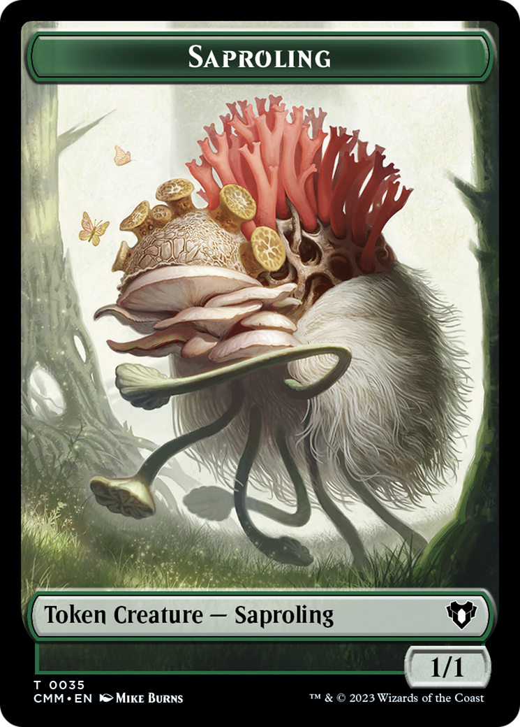 Saproling Token [Commander Masters Tokens] | Card Merchant Takapuna