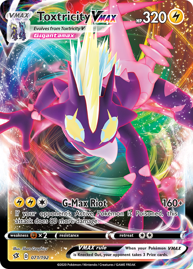 Toxtricity VMAX (071/192) [Sword & Shield: Rebel Clash] | Card Merchant Takapuna