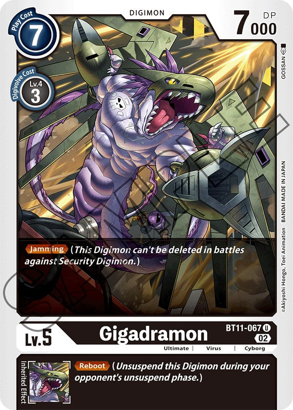 Gigadramon [BT11-067] [Dimensional Phase] | Card Merchant Takapuna