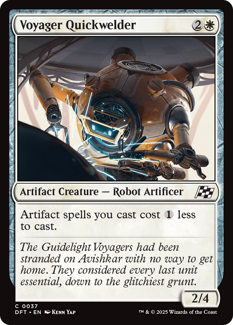 Voyager Quickwelder [Aetherdrift] | Card Merchant Takapuna