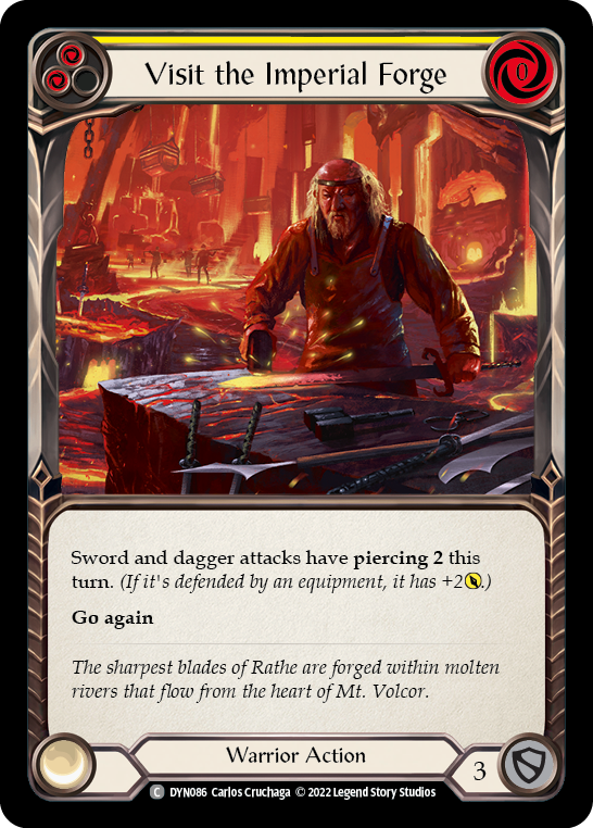 Visit the Imperial Forge (Yellow) [DYN086] (Dynasty) | Card Merchant Takapuna