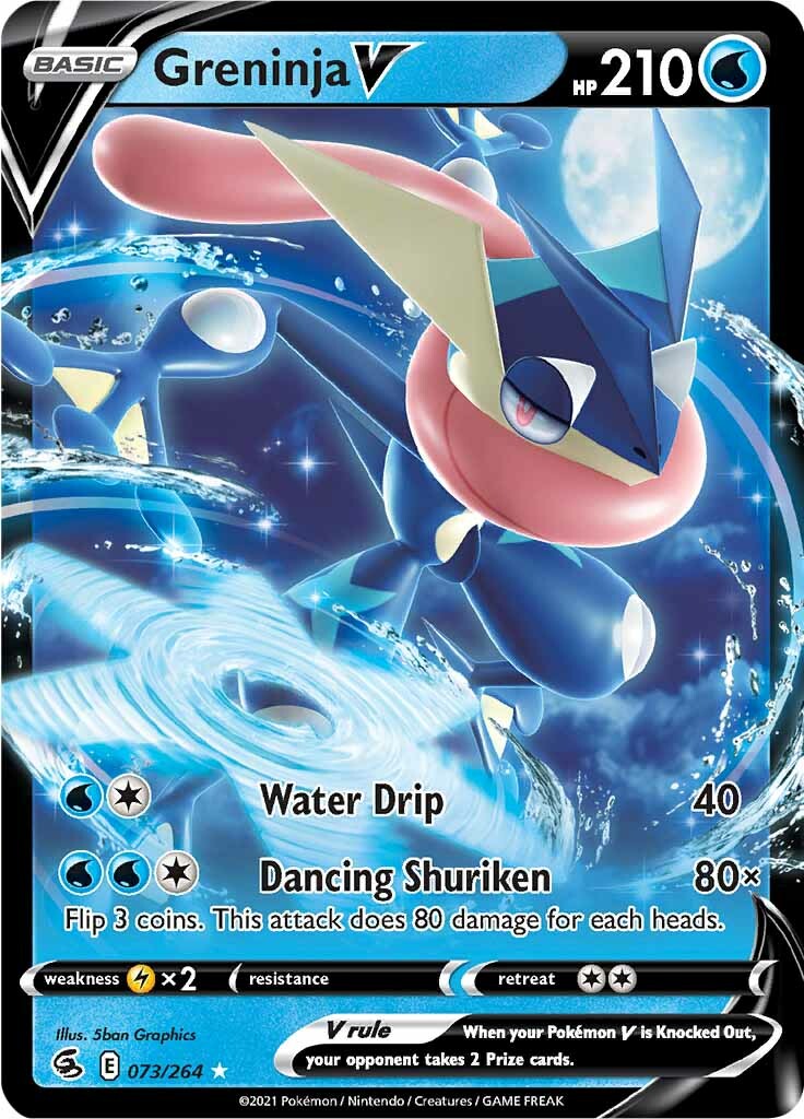 Greninja V (073/264) [Sword & Shield: Fusion Strike] | Card Merchant Takapuna