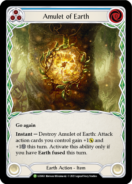 Amulet of Earth [LGS063] (Promo)  Cold Foil | Card Merchant Takapuna