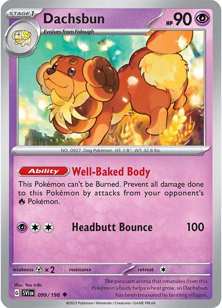 Dachsbun (099/198) [Scarlet & Violet: Base Set] | Card Merchant Takapuna