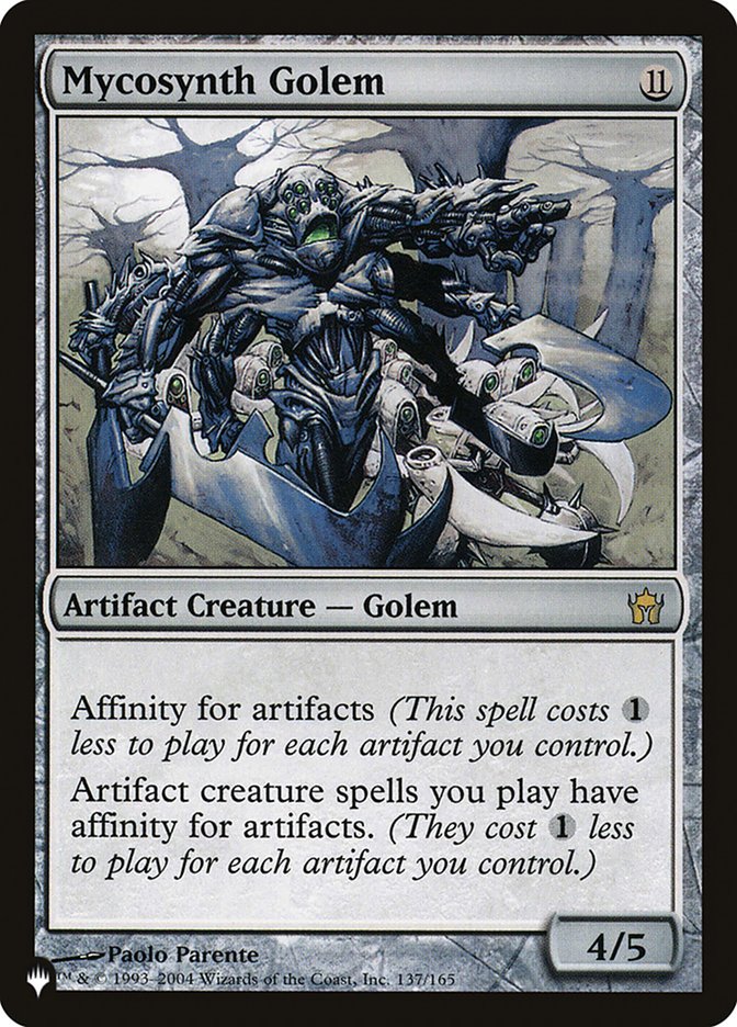 Mycosynth Golem [The List] | Card Merchant Takapuna