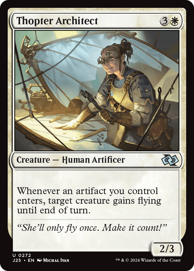 Thopter Architect [Foundations Jumpstart] | Card Merchant Takapuna