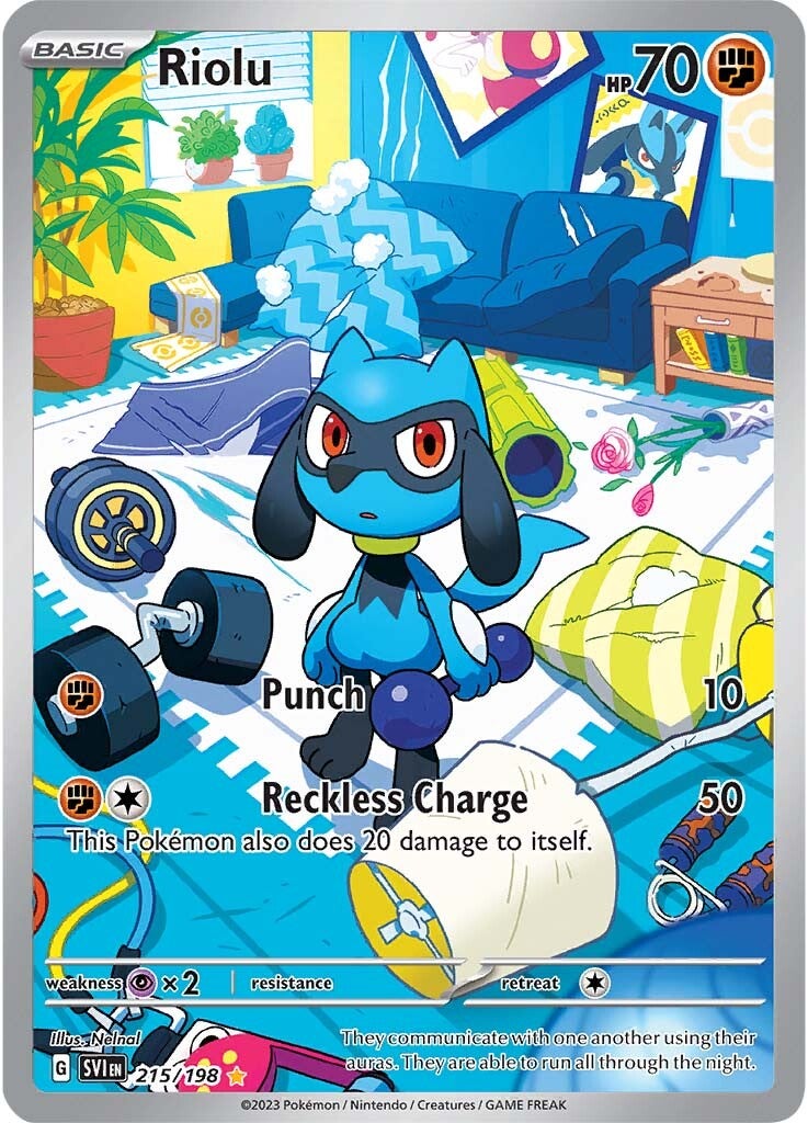 Riolu (215/198) [Scarlet & Violet: Base Set] | Card Merchant Takapuna