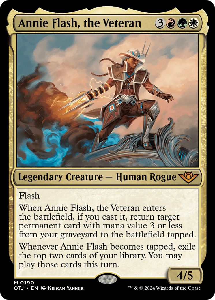 Annie Flash, the Veteran [Outlaws of Thunder Junction] | Card Merchant Takapuna