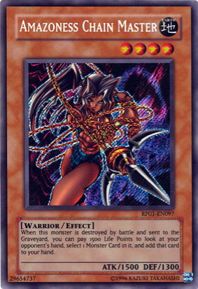 Amazoness Chain Master [RP01-EN097] Secret Rare | Card Merchant Takapuna