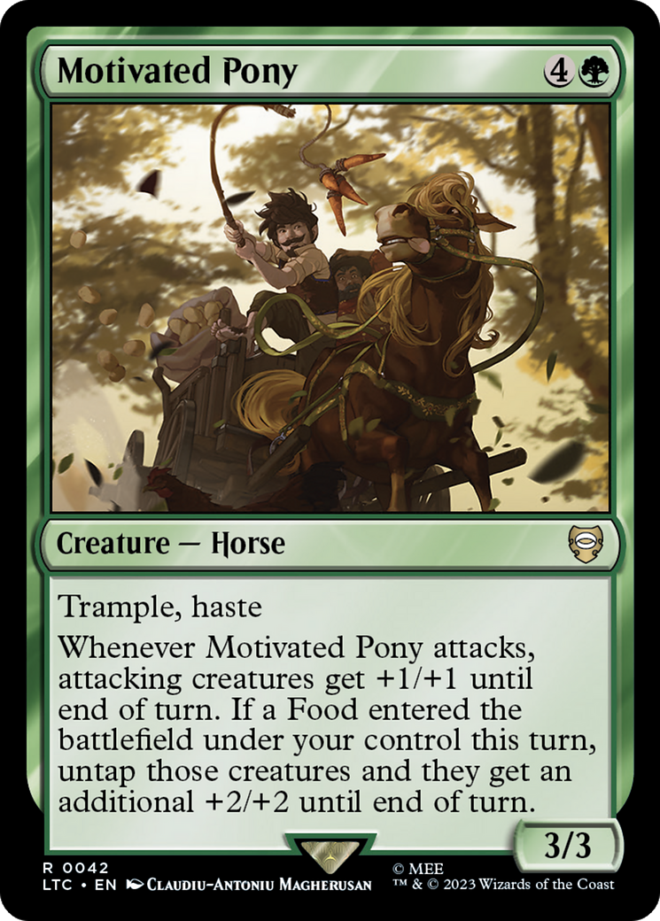 Motivated Pony [The Lord of the Rings: Tales of Middle-Earth Commander] | Card Merchant Takapuna