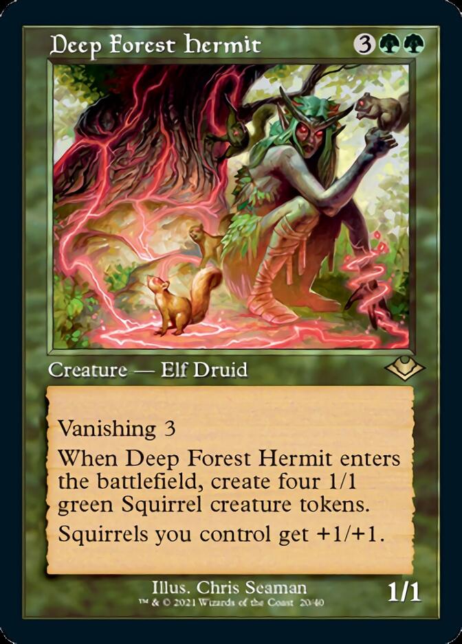 Deep Forest Hermit (Retro Foil Etched) [Modern Horizons] | Card Merchant Takapuna