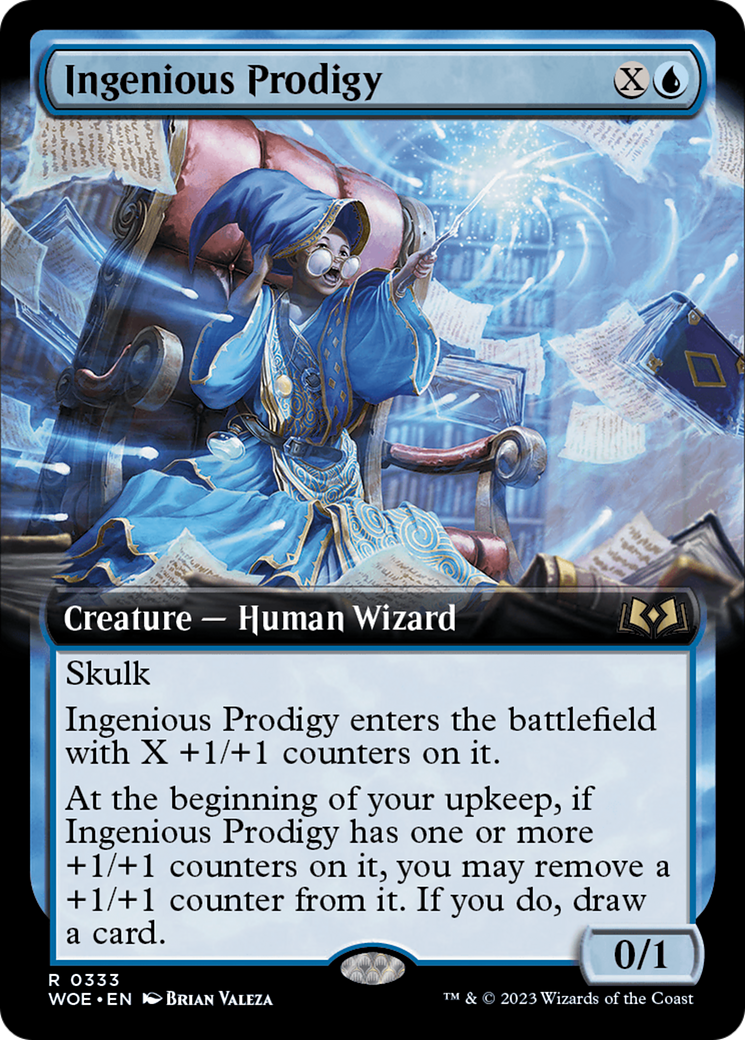 Ingenious Prodigy (Extended Art) [Wilds of Eldraine] | Card Merchant Takapuna