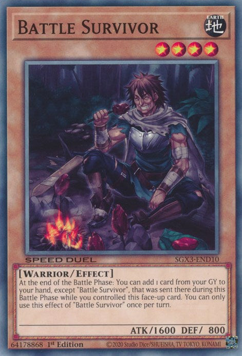 Battle Survivor [SGX3-END10] Common | Card Merchant Takapuna