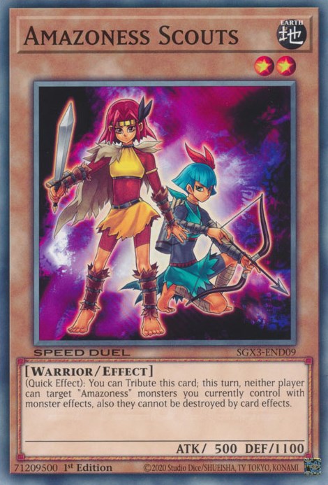 Amazoness Scouts [SGX3-END09] Common | Card Merchant Takapuna