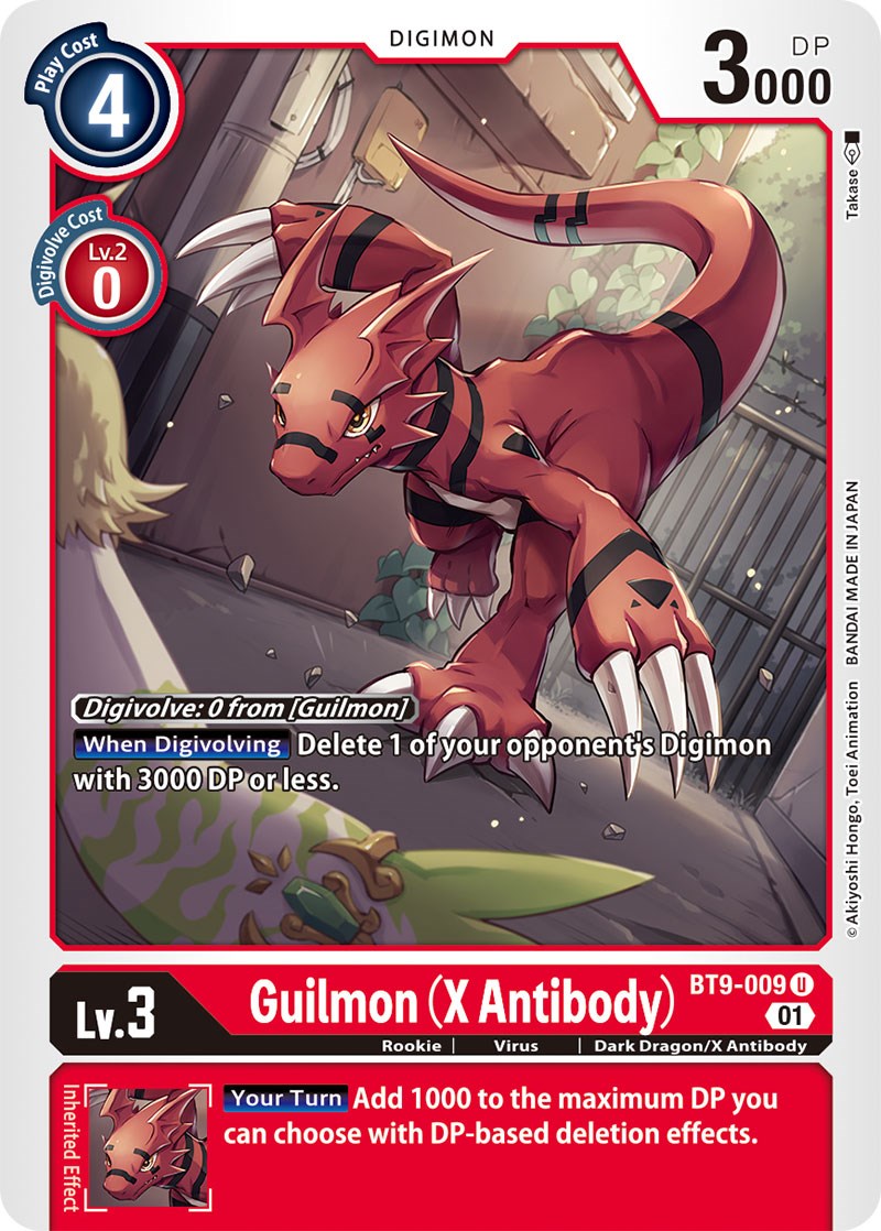 Guilmon (X Antibody) [BT9-009] [X Record] | Card Merchant Takapuna