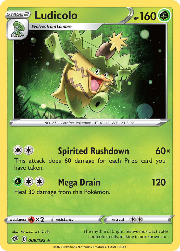 Ludicolo (009/192) [Sword & Shield: Rebel Clash] | Card Merchant Takapuna