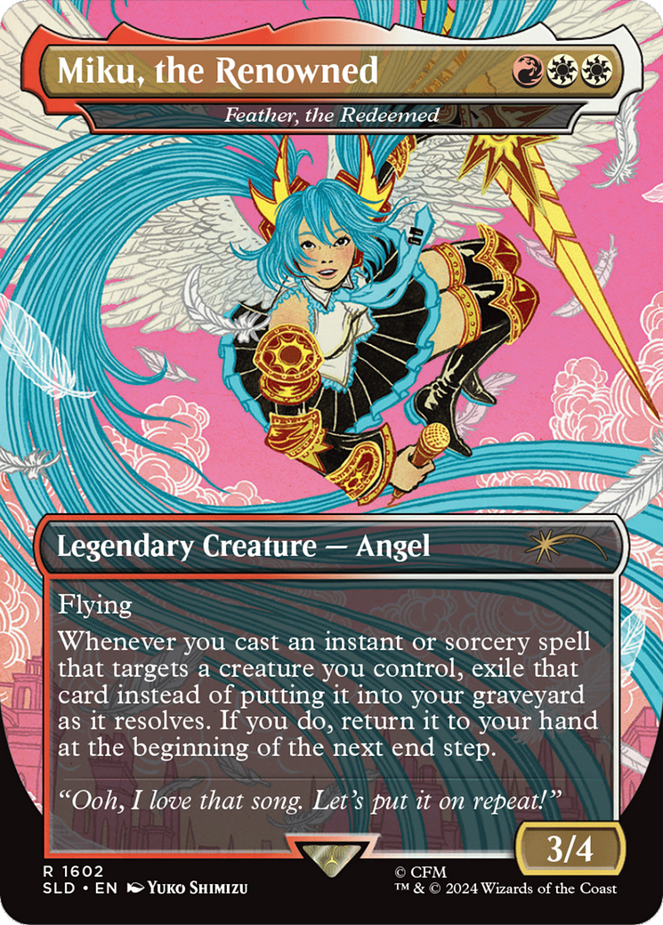 Miku, the Renowned - Feather, the Redeemed [Secret Lair Drop Series] | Card Merchant Takapuna