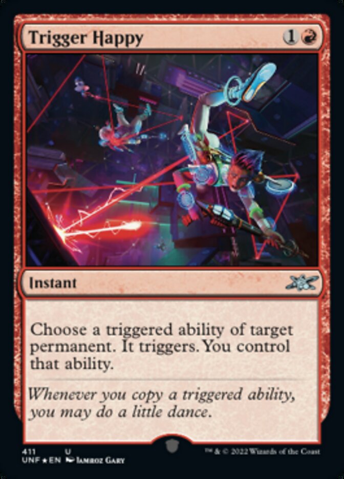 Trigger Happy (Galaxy Foil) [Unfinity] | Card Merchant Takapuna