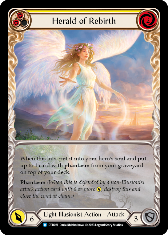 Herald of Rebirth (Yellow) [DTD021] (Dusk Till Dawn) | Card Merchant Takapuna