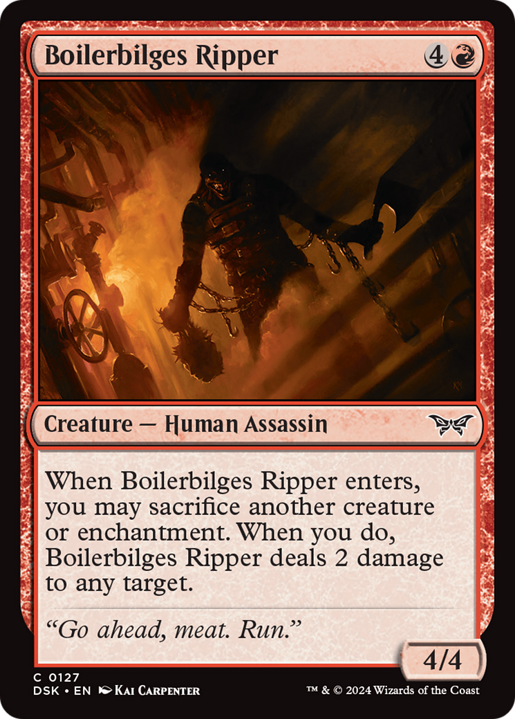 Boilerbilges Ripper [Duskmourn: House of Horror] | Card Merchant Takapuna