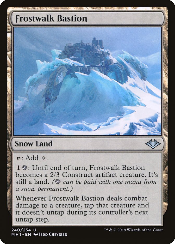 Frostwalk Bastion [Modern Horizons] | Card Merchant Takapuna