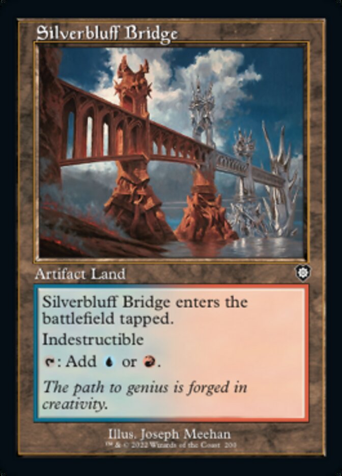 Silverbluff Bridge (Retro) [The Brothers' War Commander] | Card Merchant Takapuna