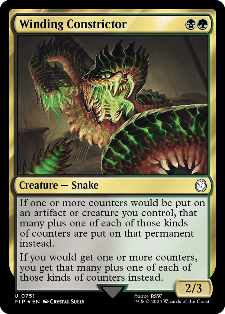 Winding Constrictor (Surge Foil) [Fallout] | Card Merchant Takapuna