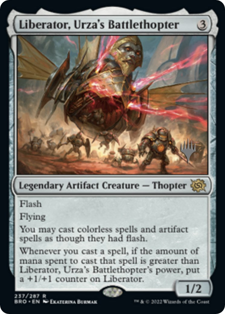 Liberator, Urza's Battlethopter (Promo Pack) [The Brothers' War Promos] | Card Merchant Takapuna