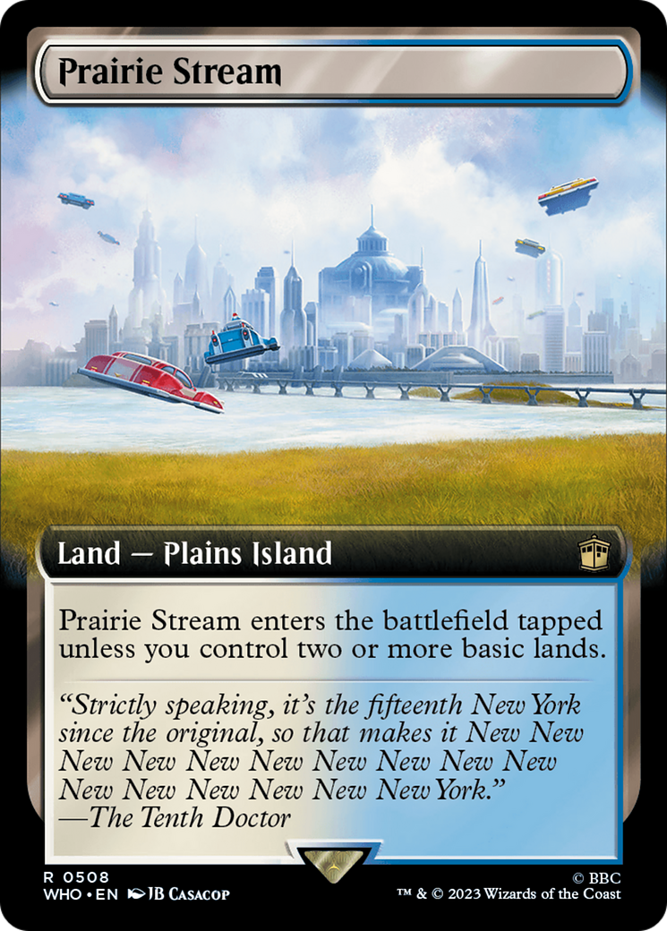 Prairie Stream (Extended Art) [Doctor Who] | Card Merchant Takapuna