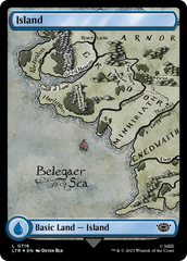 Island (0716) (Surge Foil) [The Lord of the Rings: Tales of Middle-Earth] | Card Merchant Takapuna