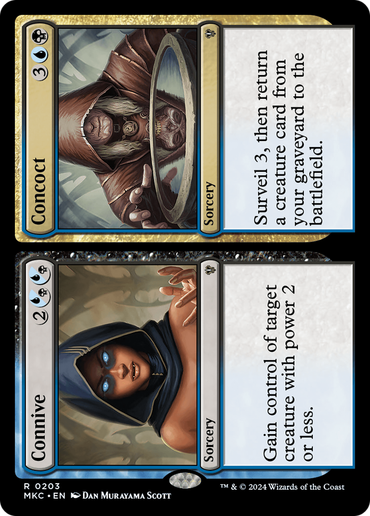 Connive // Concoct [Murders at Karlov Manor Commander] | Card Merchant Takapuna