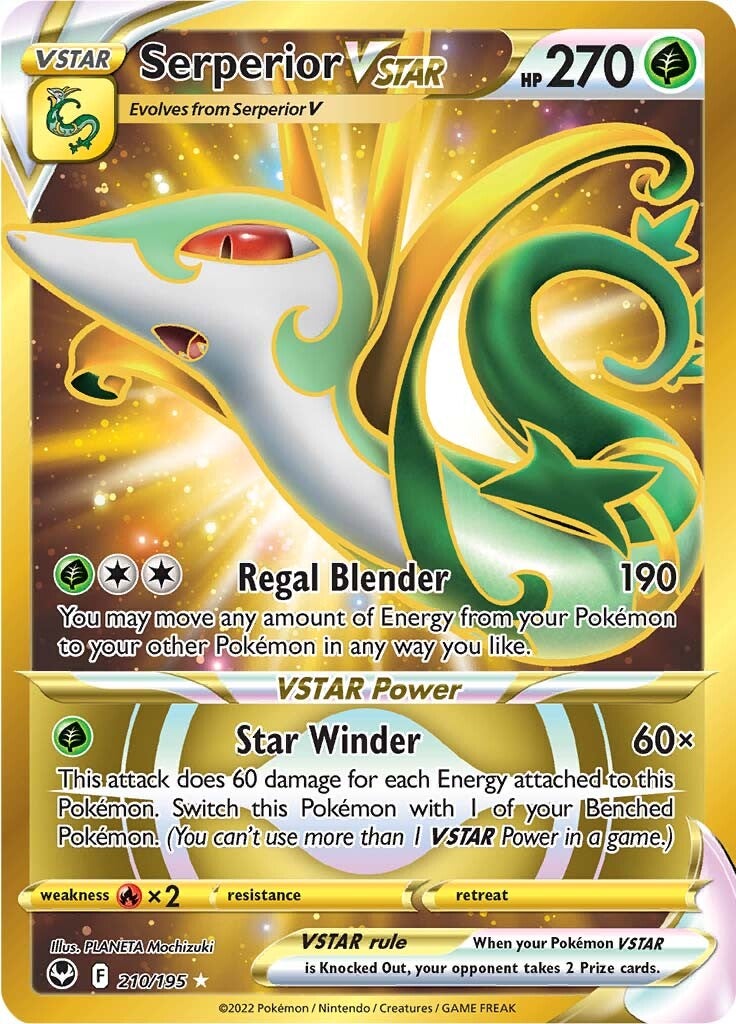 Serperior VSTAR (210/195) [Sword & Shield: Silver Tempest] | Card Merchant Takapuna