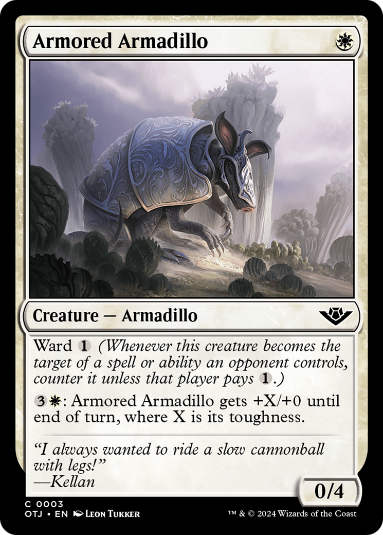 Armored Armadillo [Outlaws of Thunder Junction] | Card Merchant Takapuna
