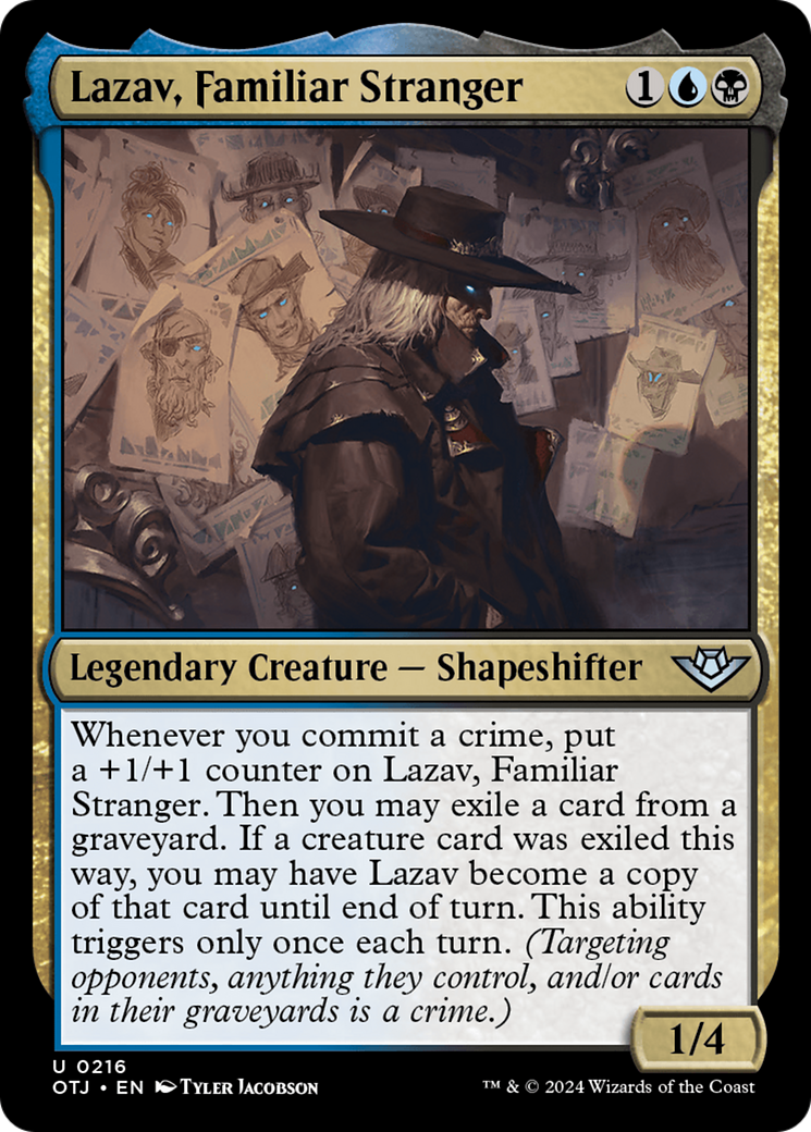 Lazav, Familiar Stranger [Outlaws of Thunder Junction] | Card Merchant Takapuna