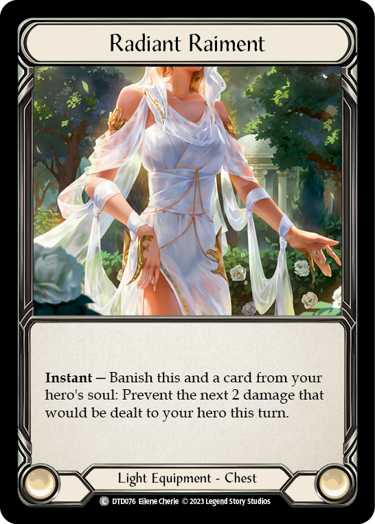 Radiant Raiment [DTD076] (Dusk Till Dawn) | Card Merchant Takapuna