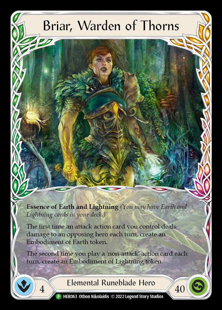 Briar, Warden of Thorns [HER063] (Promo)  Cold Foil | Card Merchant Takapuna