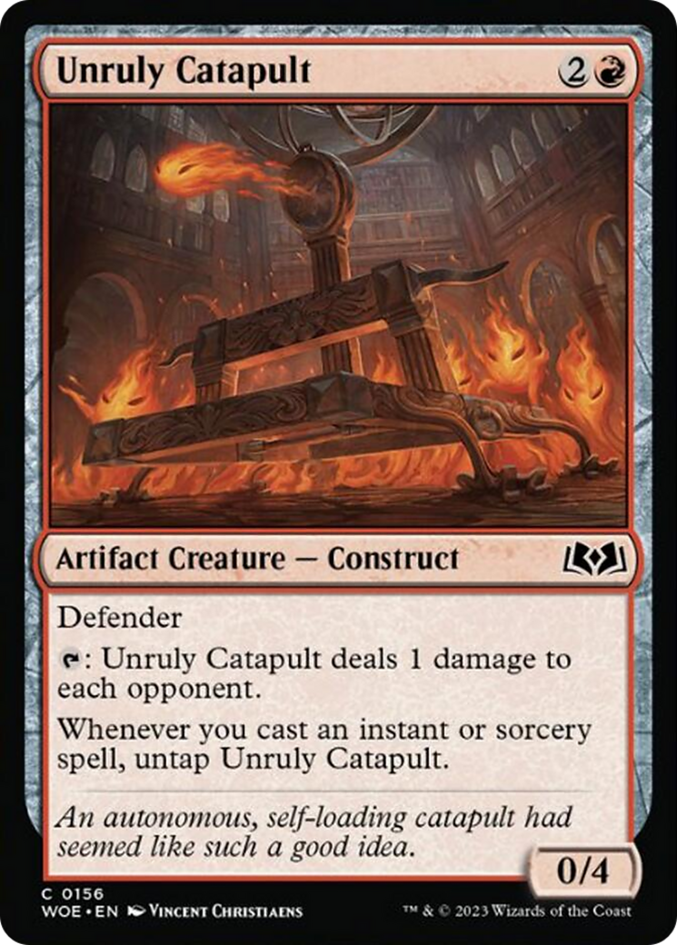 Unruly Catapult [Wilds of Eldraine] | Card Merchant Takapuna