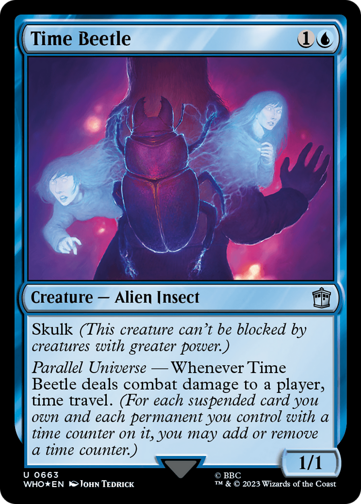 Time Beetle (Surge Foil) [Doctor Who] | Card Merchant Takapuna