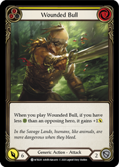 Wounded Bull (Yellow) [U-WTR201] (Welcome to Rathe Unlimited)  Unlimited Normal | Card Merchant Takapuna