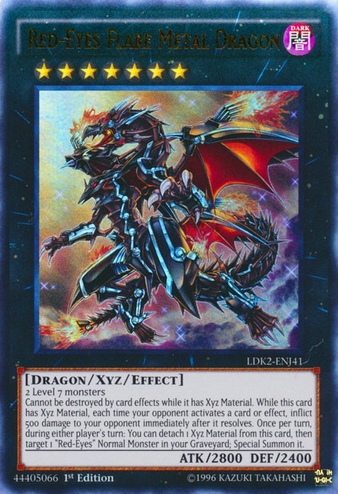 Red-Eyes Flare Metal Dragon [LDK2-ENJ41] Ultra Rare | Card Merchant Takapuna