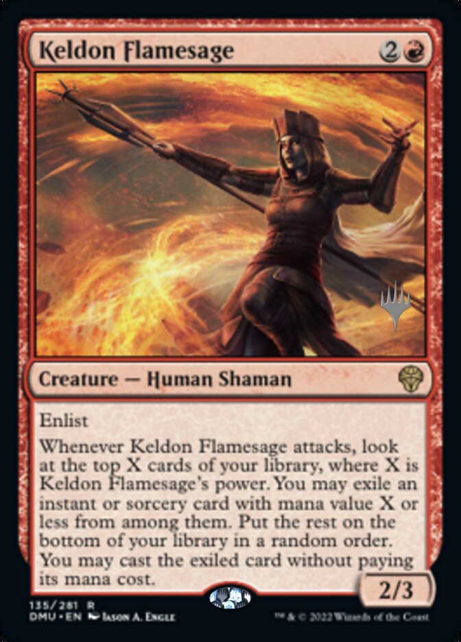 Keldon Flamesage (Promo Pack) [Dominaria United Promos] | Card Merchant Takapuna