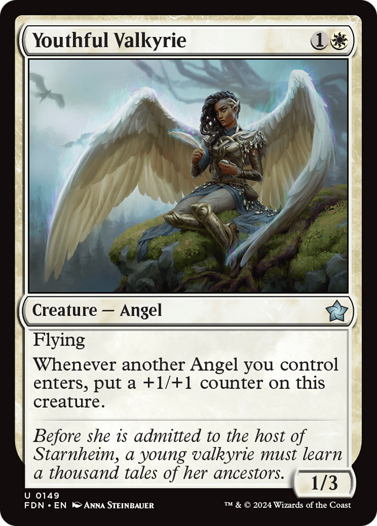 Youthful Valkyrie [Foundations] | Card Merchant Takapuna