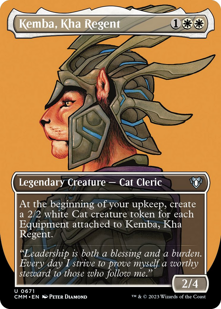 Kemba, Kha Regent (Borderless Profile) [Commander Masters] | Card Merchant Takapuna